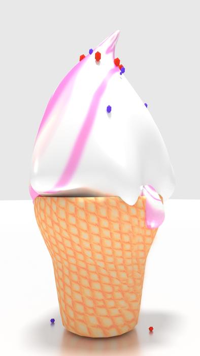 delicious vanilla ice cream