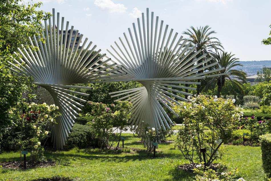 Metal Forms in park