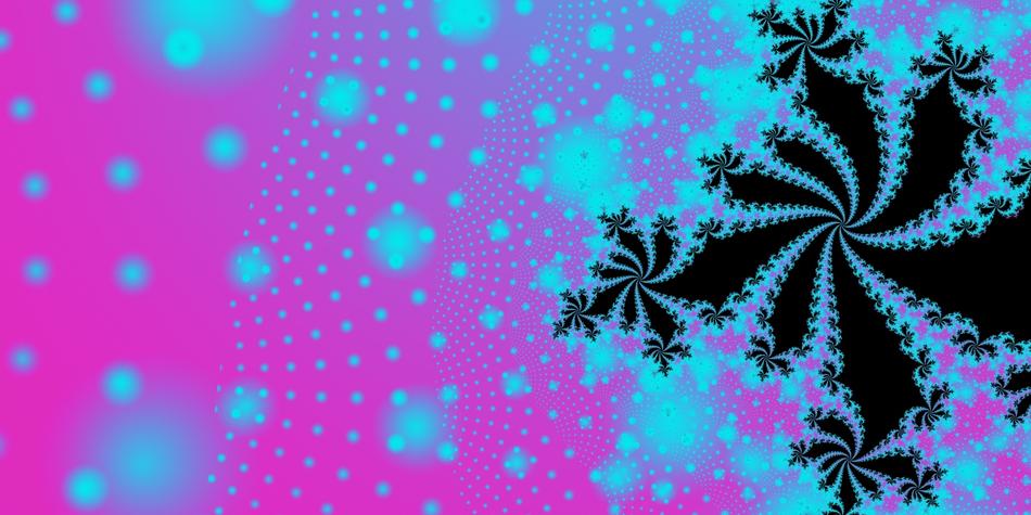 abstract stars on pink background