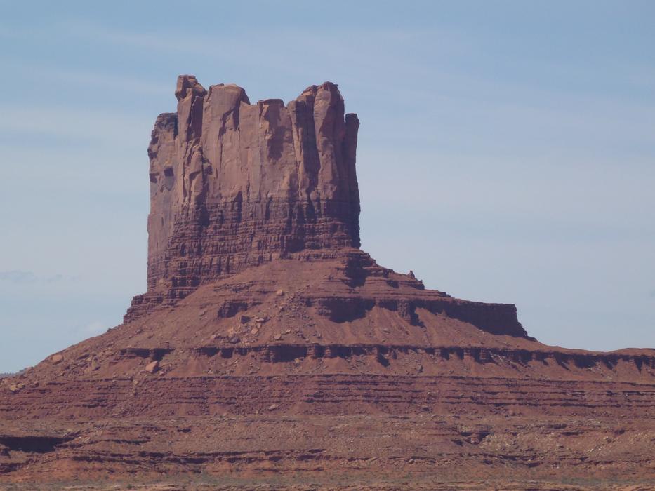 high desert cliff