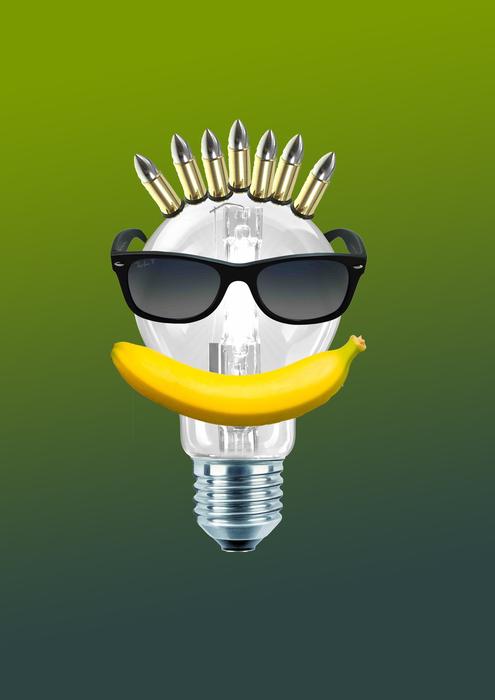 creation distortion assembly banana