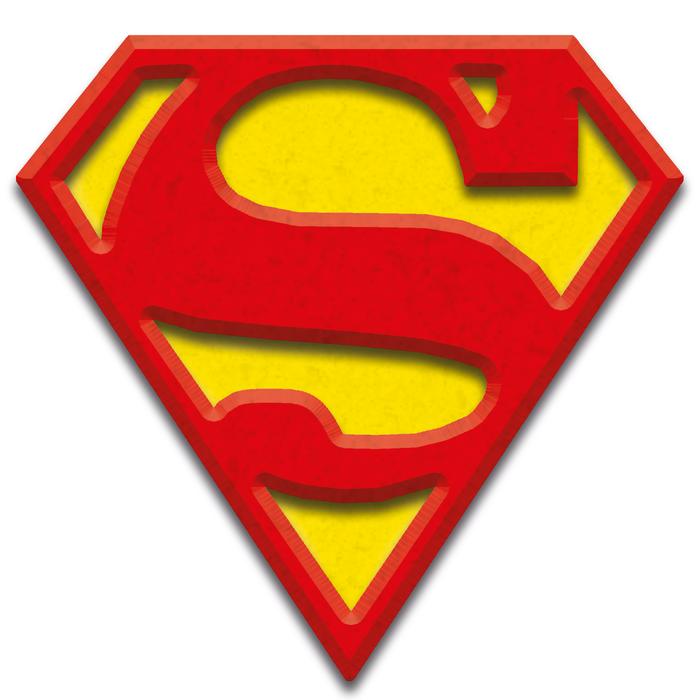 logo for superman on white
