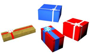 gifts grinding packaging isolated