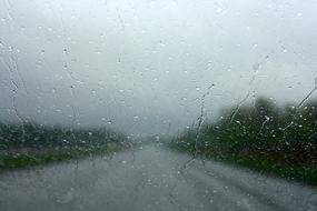 Rain Window Water