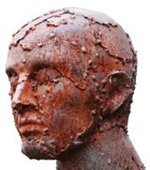Art Sculpture Scrap red