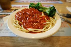 Spaghetti and stuffing