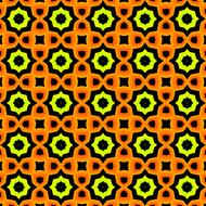 pattern orange yellow modern