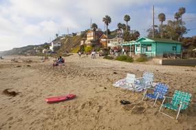 Beach Empty Chairs No