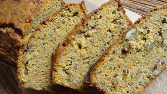 fresh bread with spices