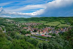 Dornburg Thuringia Germany view