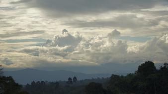 cloudy weather at dusk
