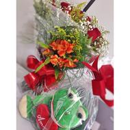 Christmas wrapped gift