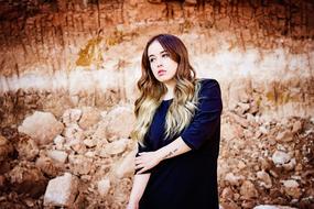 Portrait Photography stone girl