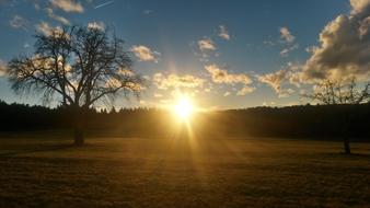 Sunset Sunbeam Sun
