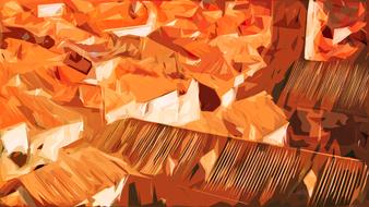 abstract texture background orange