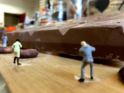 funny chocolate figures