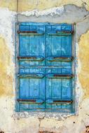 Window Wooden Blue