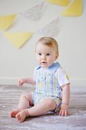 beauty Boy Child Sitting