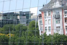 Mirror on House facade