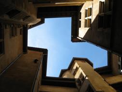 House top and Blue Sky