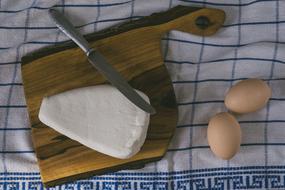 Dairy products with eggs