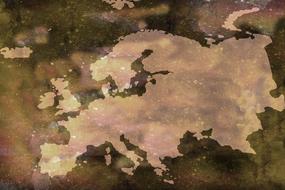 background europe map art abstract
