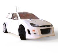 Car 3D Render Rally