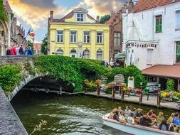 Belgium Bruges Canal