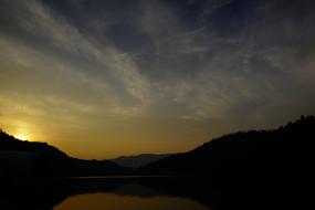 Glow Lake Sunset