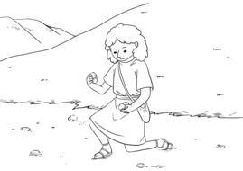 bible ccx david goliath drawing