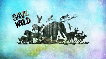 wild animals graphics save