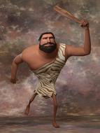 man toon club stone age