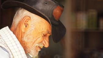 old man black hat