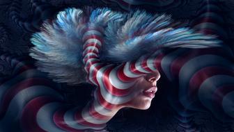 Fantasy Bizarre Surreal woman