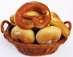Crispy baked goods in a basket
