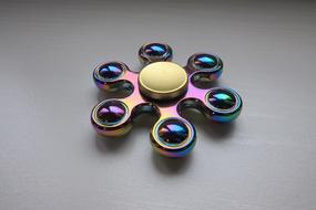 shiny spinner on the table