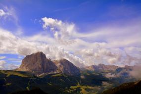Dolomites Chain Mountains