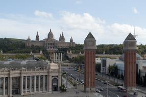 Spain Barcelona Panorama