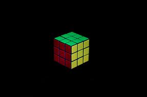 RubikS Cube Black Background