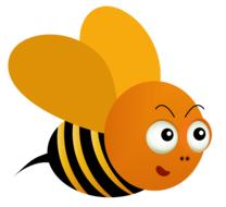 bee honey sweet cartoon honey bee