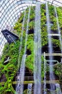 Green Building Waterfalls