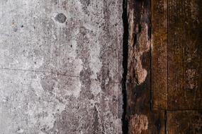 Wodden Concrete Table