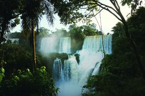 Waterfalls Green Grass