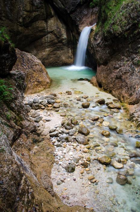 Clammy Waterfall in bavaria