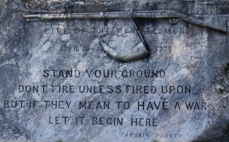 Memorial Plaque Lexington