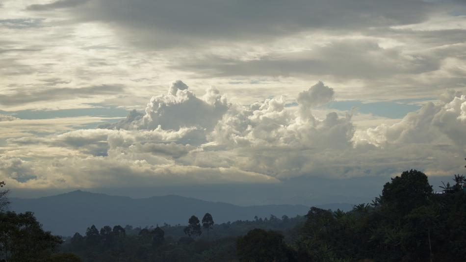 cloudy weather at dusk