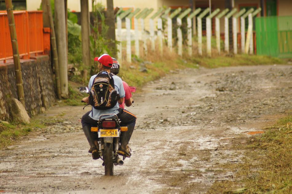 Characters persons bike