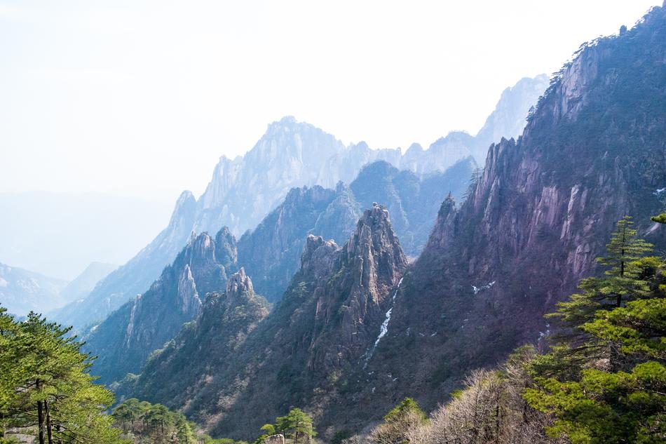 high beautiful mountains landscape