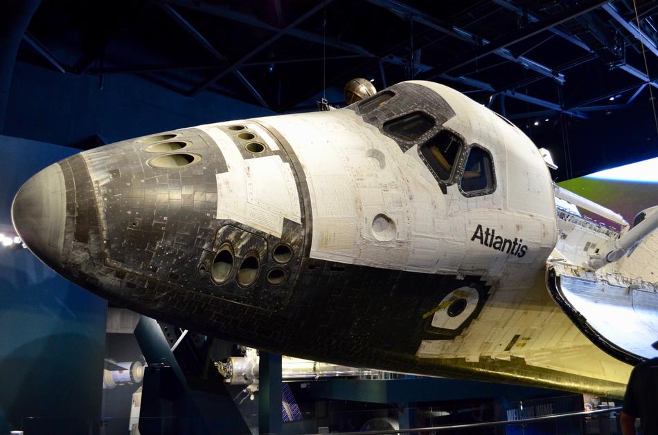 Front of the 'Antlatis' shuttle