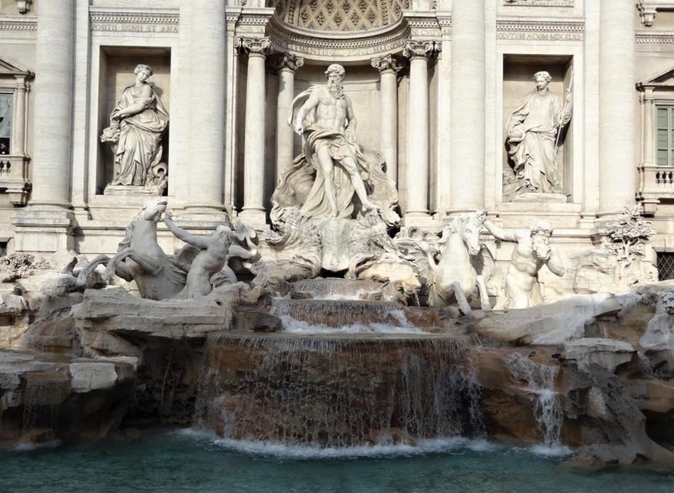 Rome Trevi Art